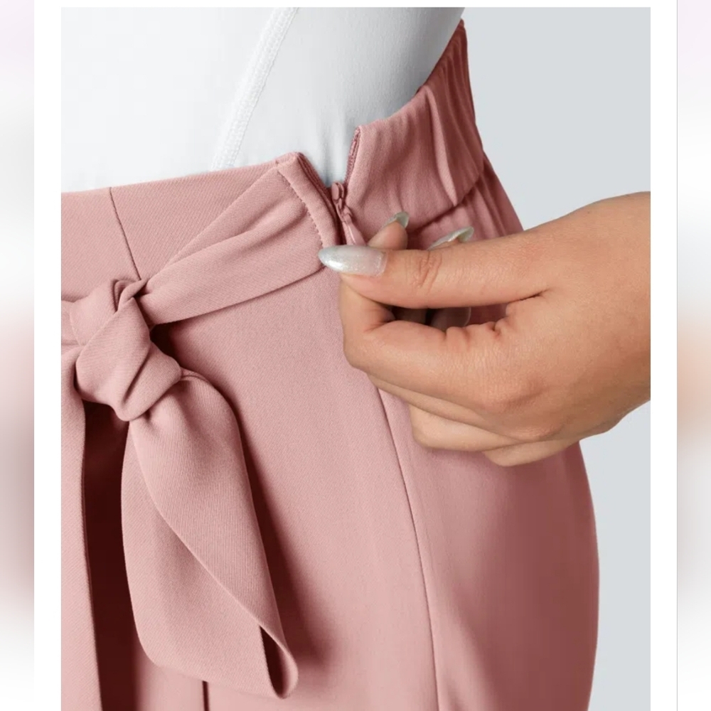 Halara Flex Tie Side Work Pants - Picture 3 of 5